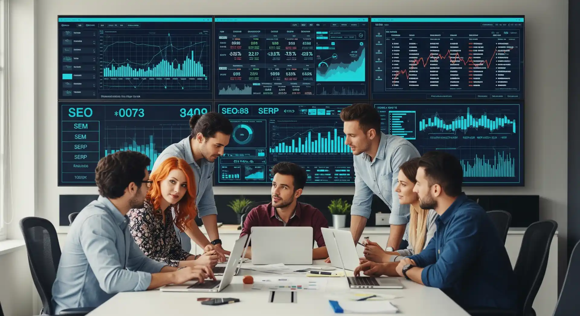 Reuniones para el desarrollo de estrategias de posicionamiento de marca en Internet